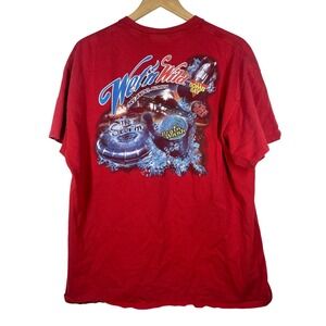 Wet n Wild Orlando Florida Water Park Graphic T-Shirt Red Mens XL Gildan Cotton